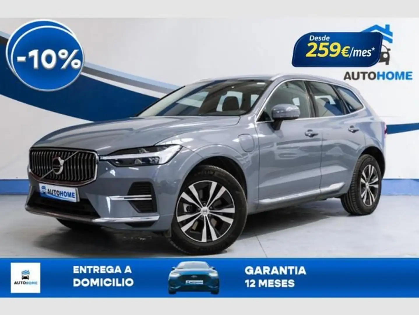 Volvo XC60 2.0 T6 AWD Recharge Plus Black Ed AT Gris - 1