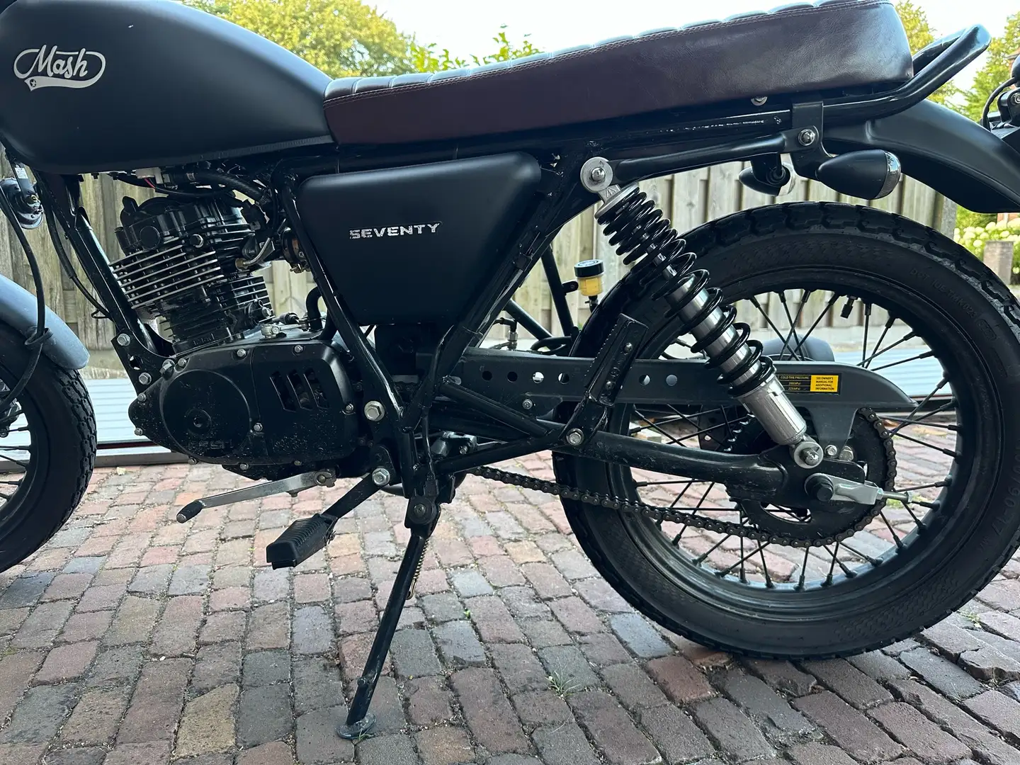 Mash Seventy 125 De motor is nog in zeer goede staat! - 2