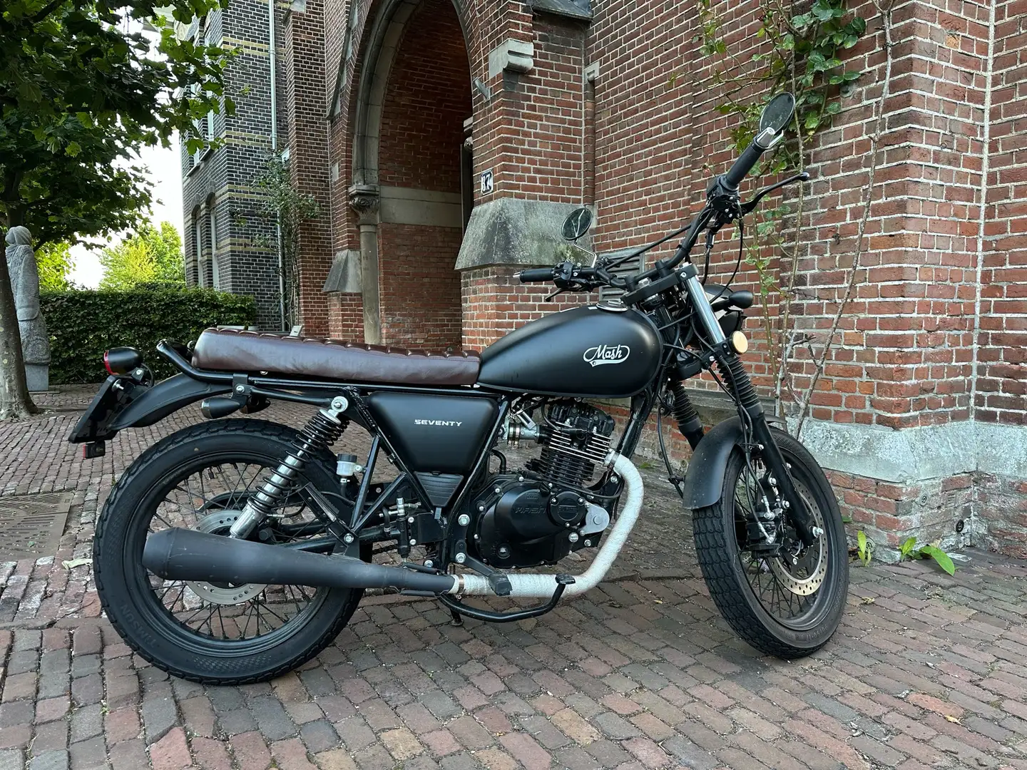 Mash Seventy 125 De motor is nog in zeer goede staat! - 1