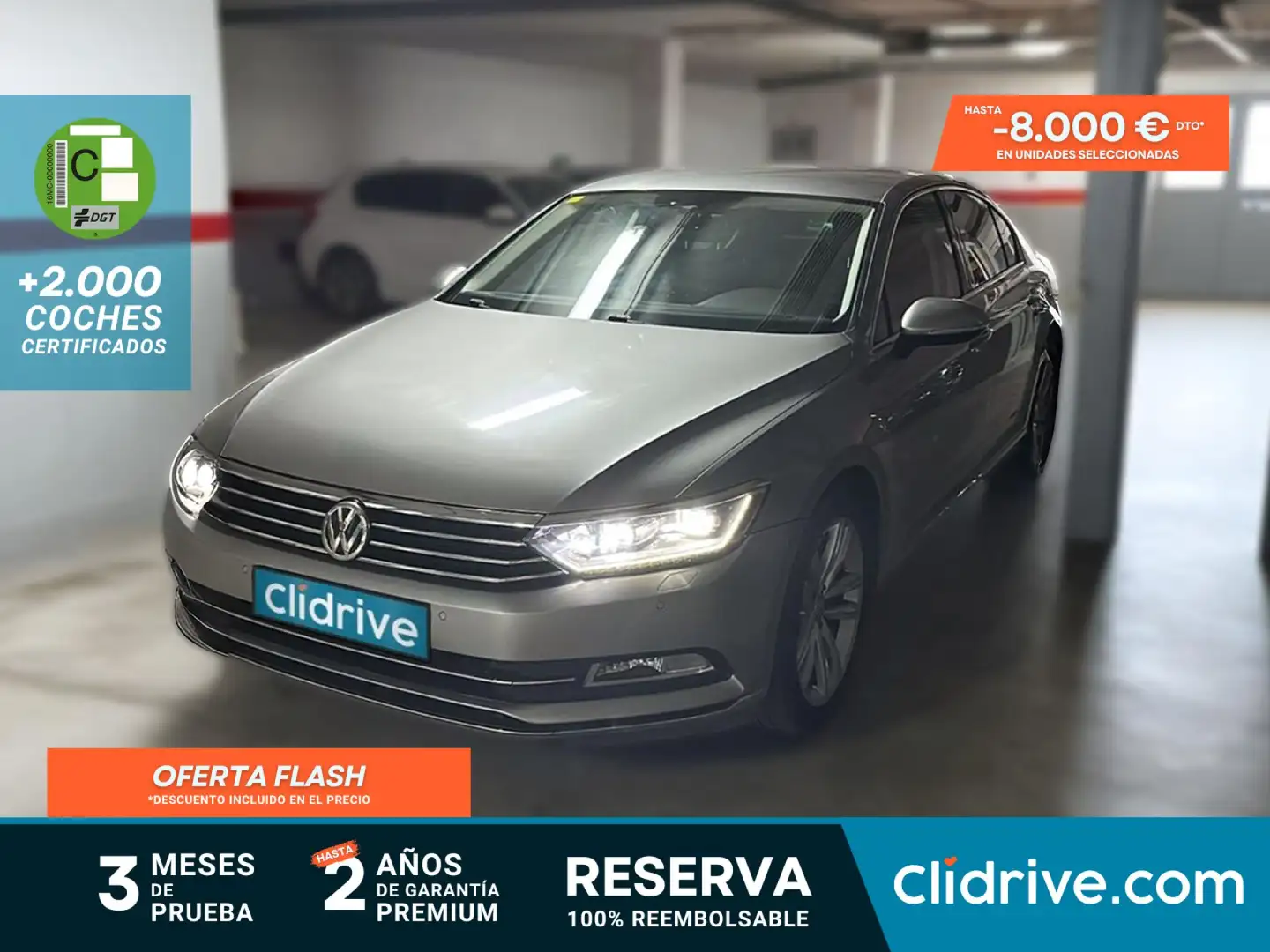 Volkswagen Passat 2.0TDI BMT Sport DSG 110kW Gris - 1