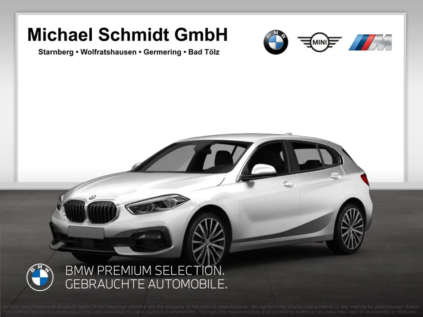 BMW 118 d Hatch*Advantage*LC Prof.*DAB*LED*Tempomat*Shz* Weiß - 1