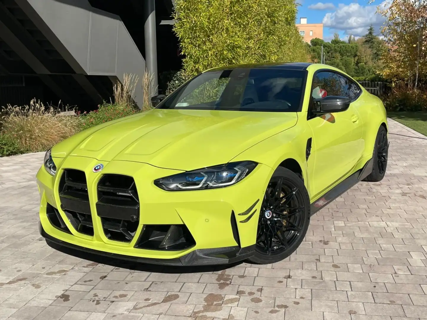 BMW M4 Coupé Competition xDrive Jaune - 1