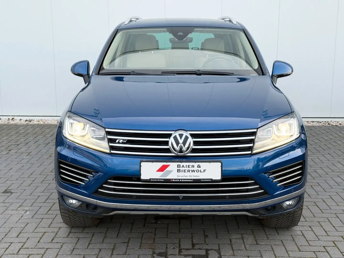 Volkswagen Touareg 3.0TDI R-LINE MWST. 360 GRAD AHK MEMORY Bleu - 2