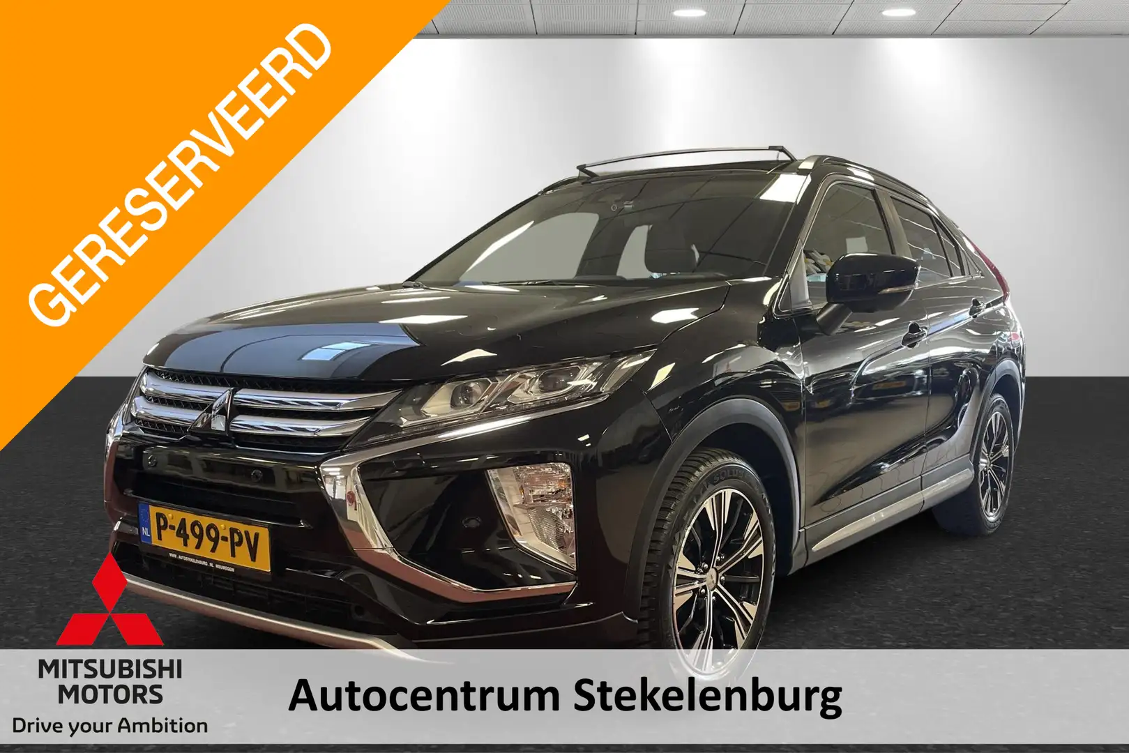 Mitsubishi Eclipse Cross 1.5 DI-T 4WD Instyle 360 camera, Leer, Panorama da Zwart - 1