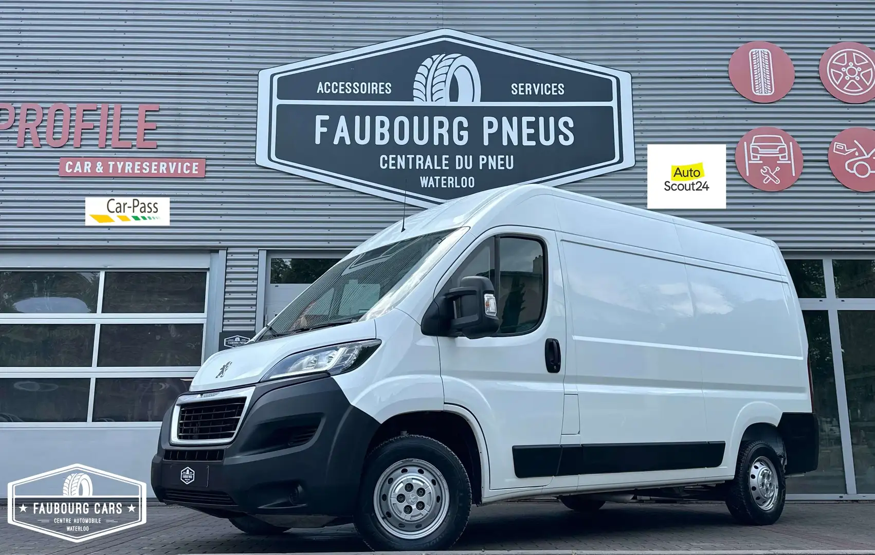 Peugeot Boxer *L2H2*1-PROPRIETAIRE/1-OWNER*TVA-21%-VAT*CAMERA* Wit - 1