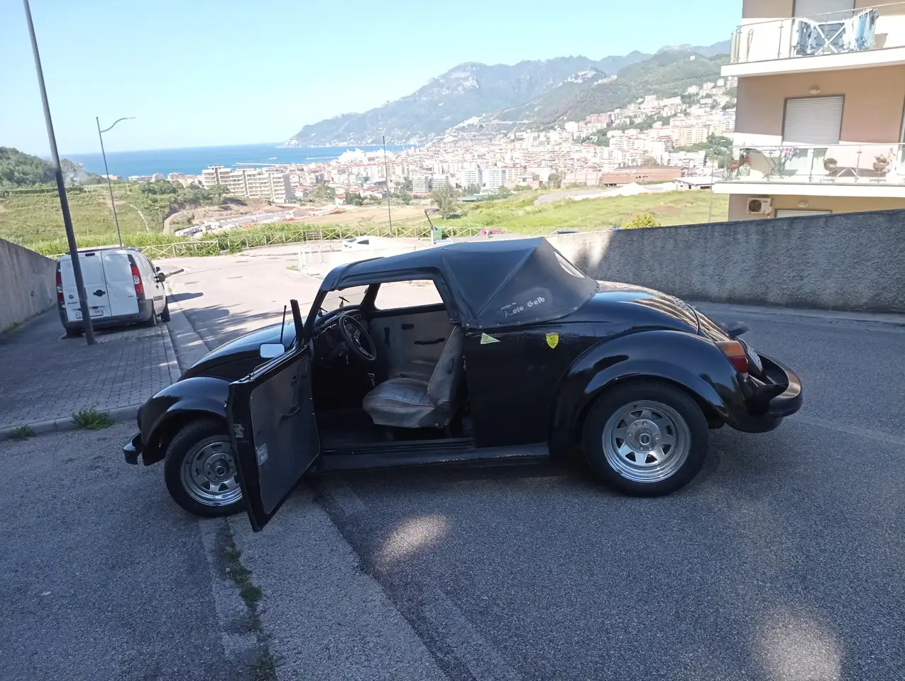 Volkswagen Käfer pelle grigia, foto 4