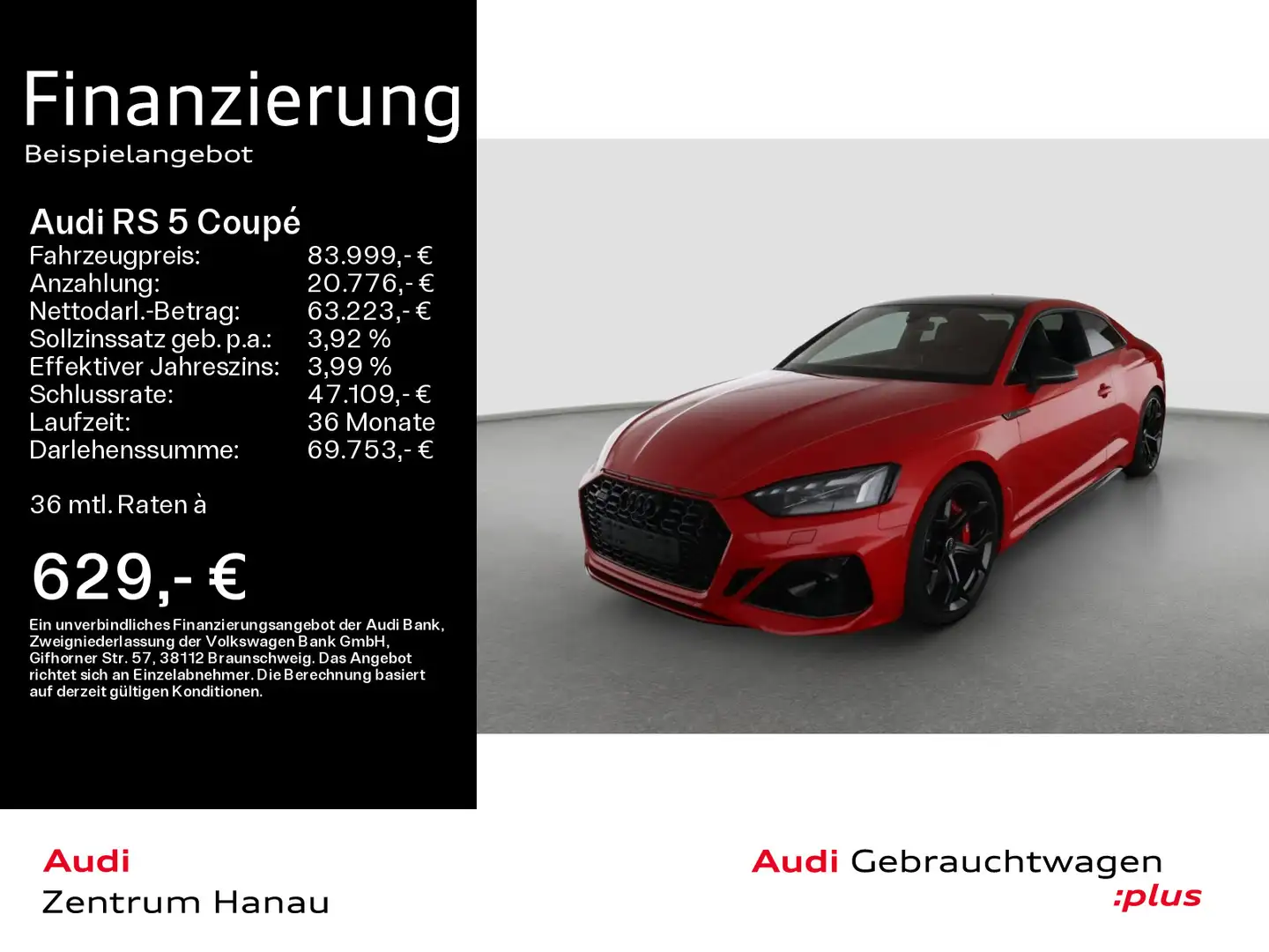 Audi RS5 RS 5 Coupe COMPETITION*MATRIX*PANO*RS-AGA*290KM/ Červená - 1