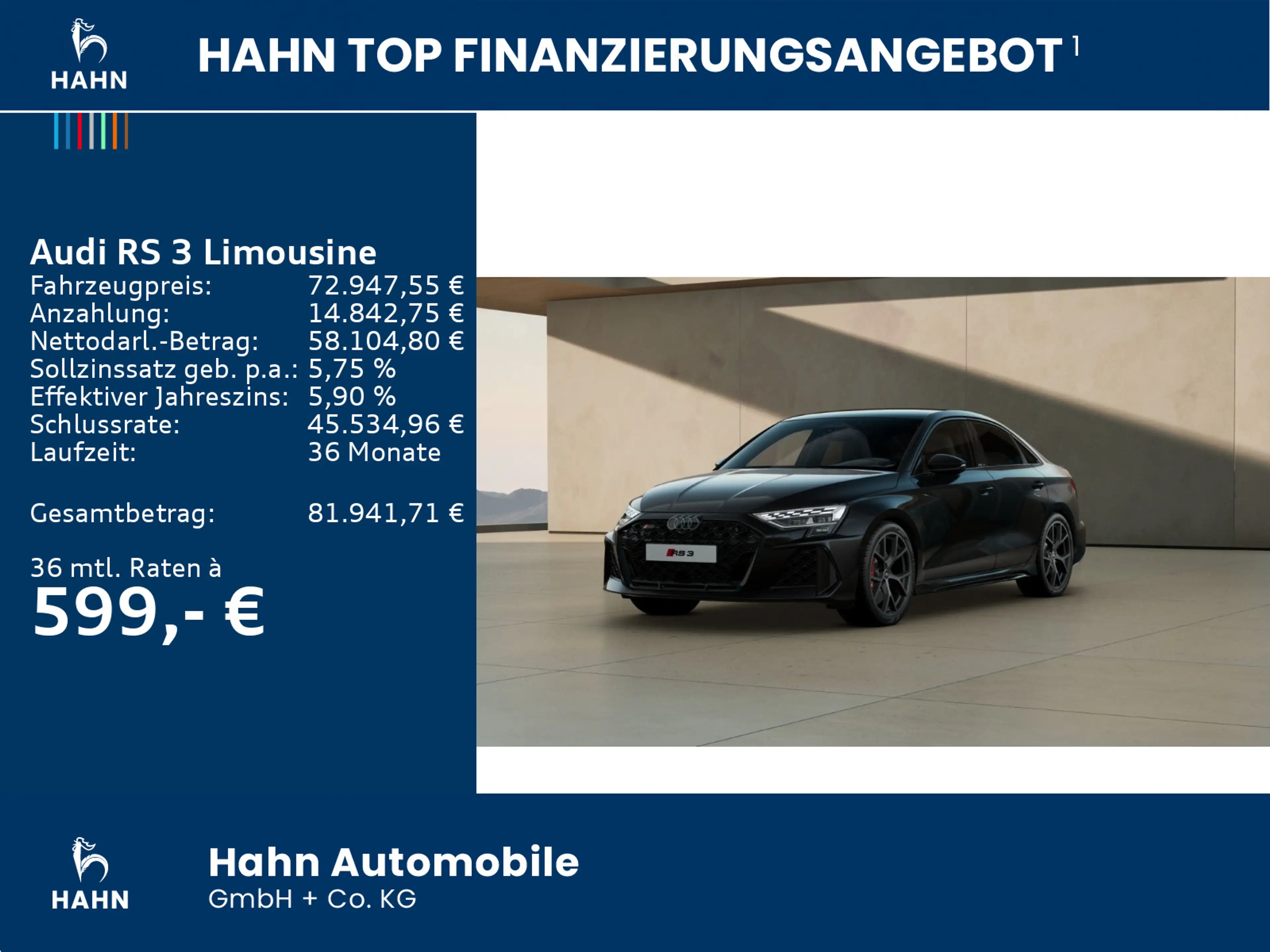 Audi RS3 294 kW S tronic, Keramik, Pano, — photo 2
