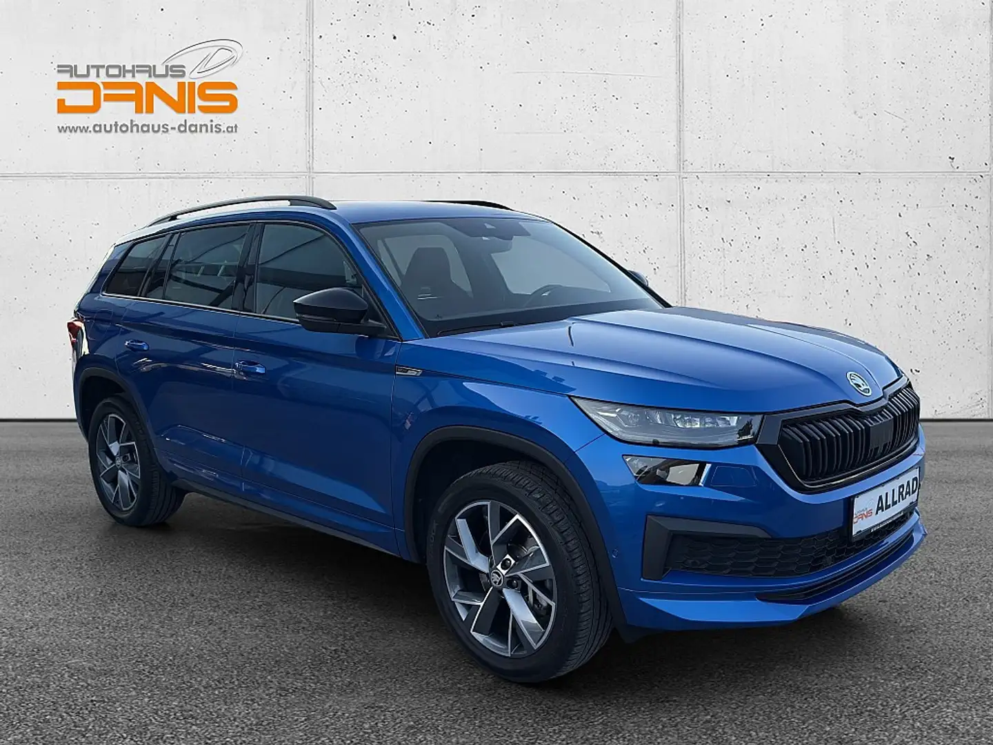 Skoda Kodiaq 2,0 TDI 4x4 Sportline DSG Facelift AHV/ACC/NAVI... Blau - 2