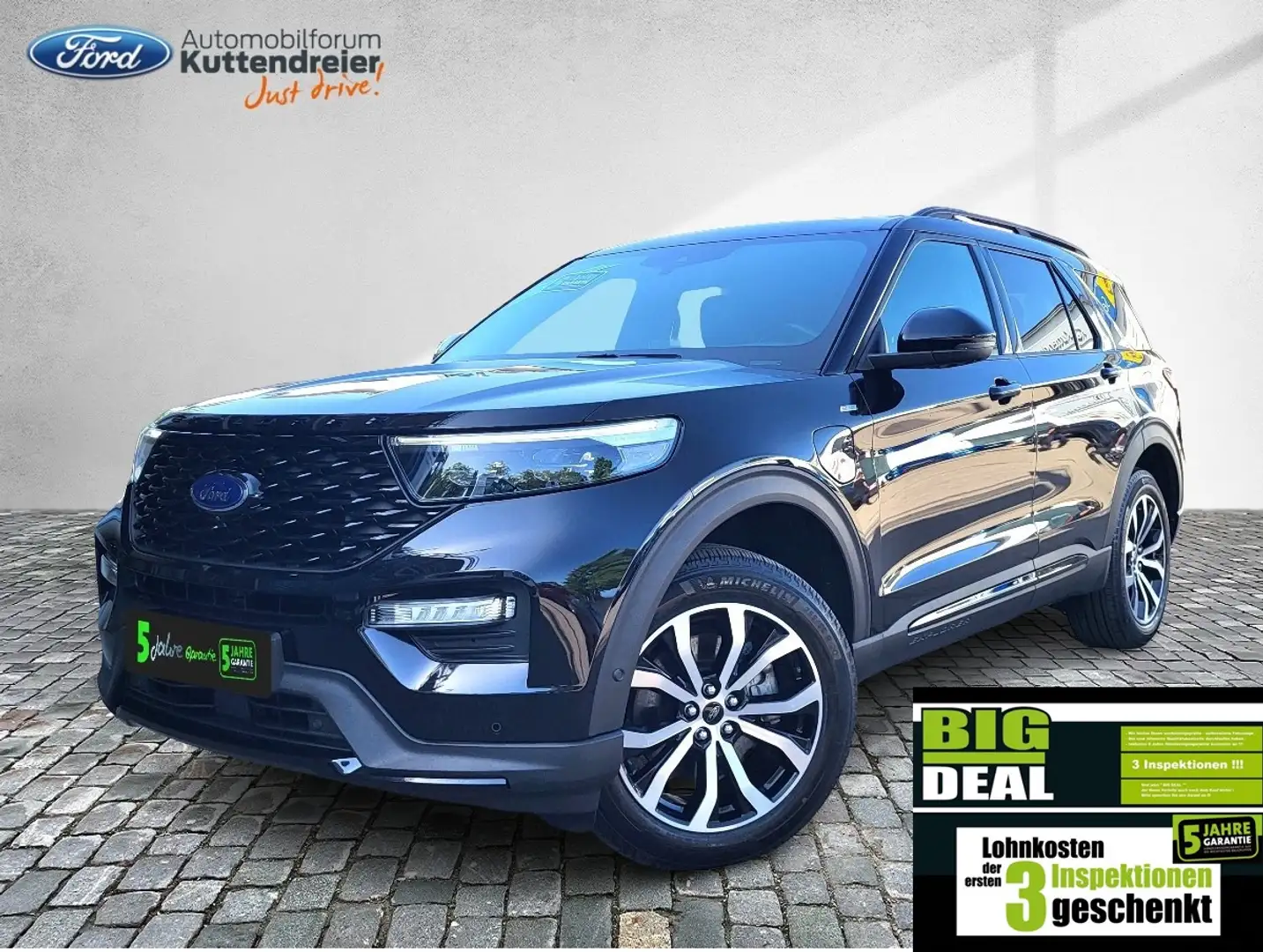 Ford Explorer ST-Line 7-Sitze Navi Kamera Glasdach LED Noir - 1