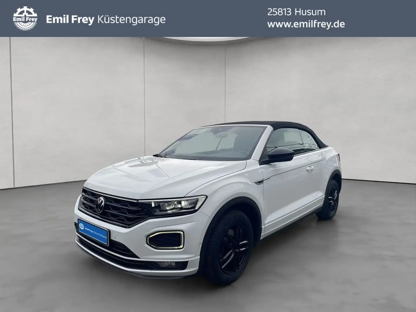 Volkswagen T-Roc Cabriolet 1.5 TSI DSG R-Line NAVI LEDER CAM Weiß - 1