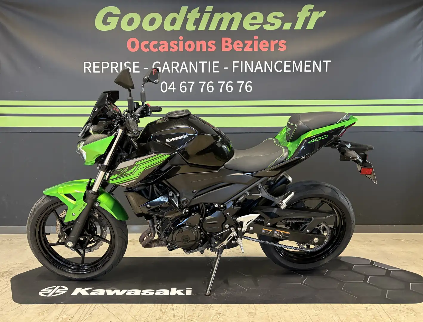 Kawasaki Z 400 Verde - 2