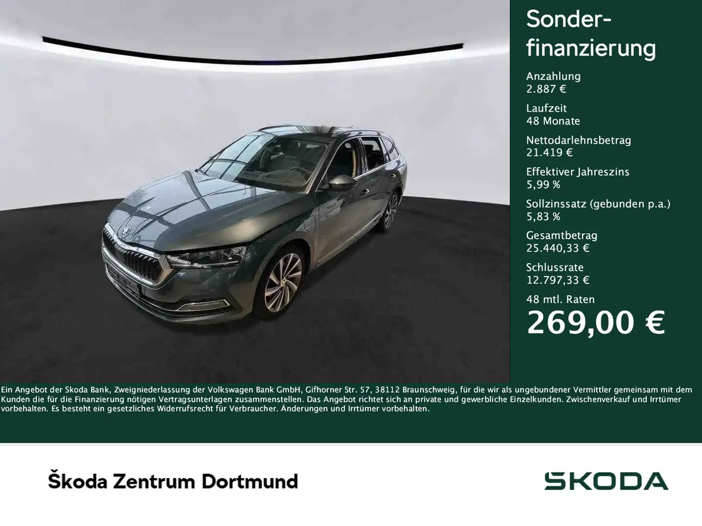 Skoda Octavia Combi 1.4 iV STYLE AHK CAM NAVICOLUMBUS Grau - 1