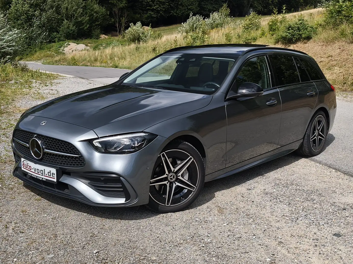 Mercedes-Benz C 220 d T 4Matic AMG-Line AHK,Night,Pano,Standh,Business Gris - 1
