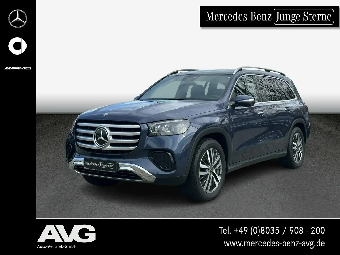 Mercedes-Benz GLS 350 GLS 350 d 4M Pano AHK Burmest HuD 360° Airmatic Blau - 1