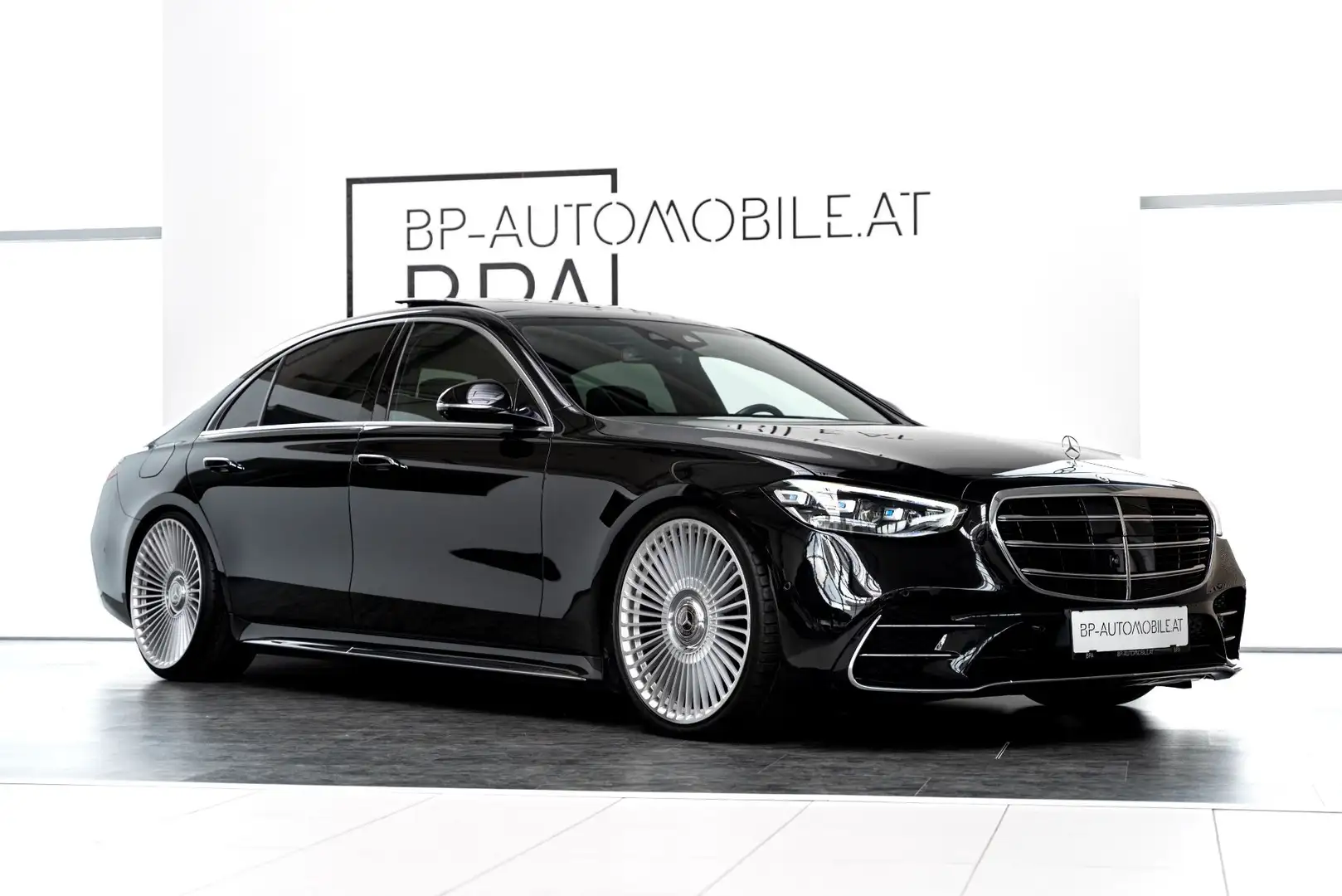 Mercedes-Benz S 400 S-Klasse S 400 d AMG Line lang 4Matic // MEGAOPTI Schwarz - 2