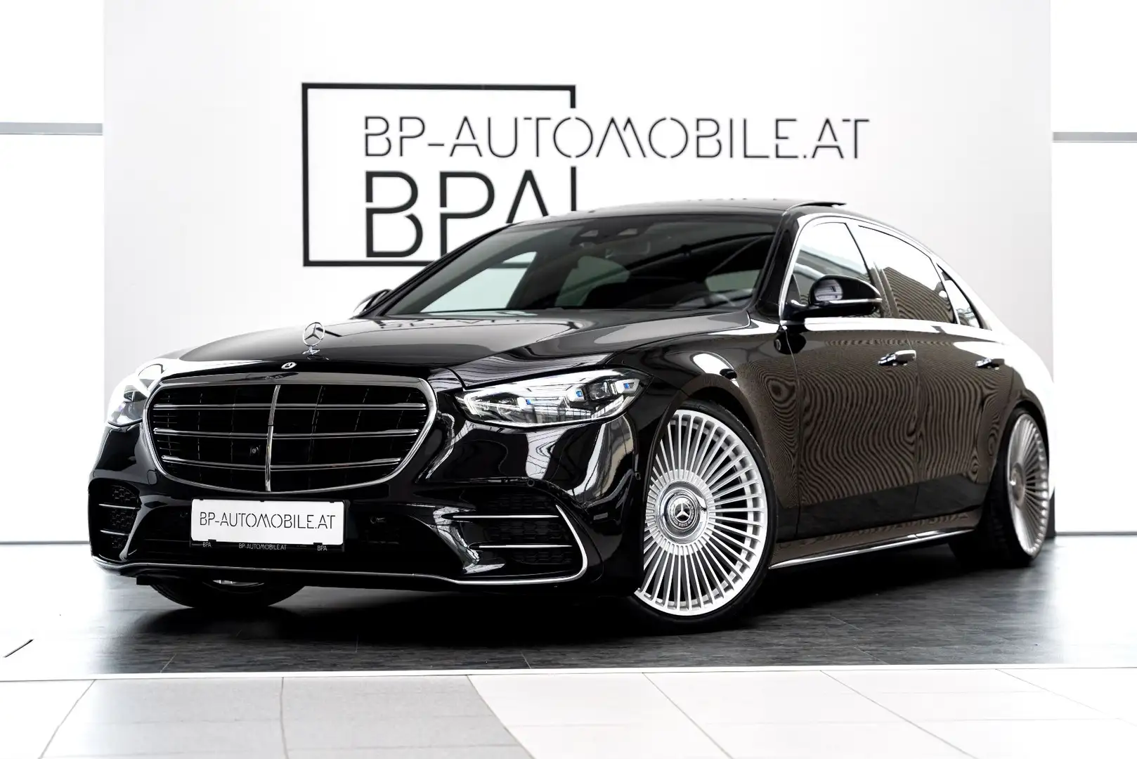 Mercedes-Benz S 400 S-Klasse S 400 d AMG Line lang 4Matic // MEGAOPTI Schwarz - 1