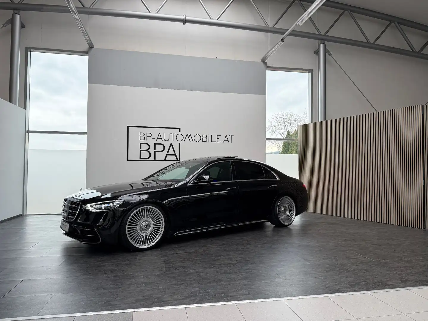 Mercedes-Benz S 400 S-Klasse 400d AMG Line lang 4Matic / MEGA OPTIK / Negro - 1