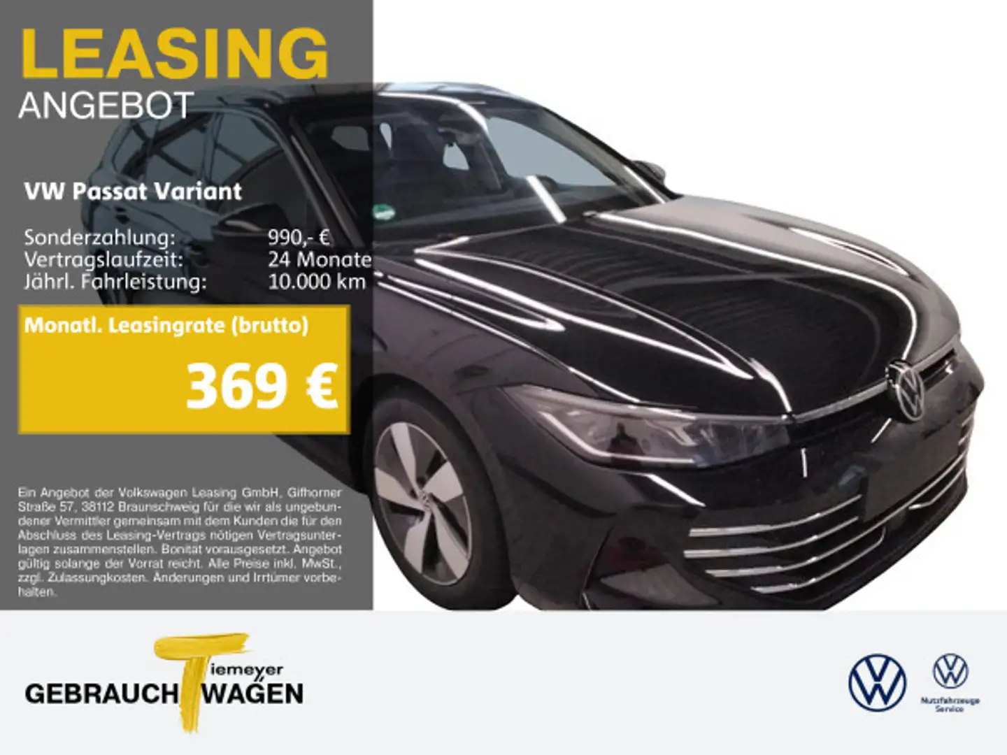 Volkswagen Passat Variant 2.0 TDI DSG BUSINESS PANO MATRIX Schwarz - 1