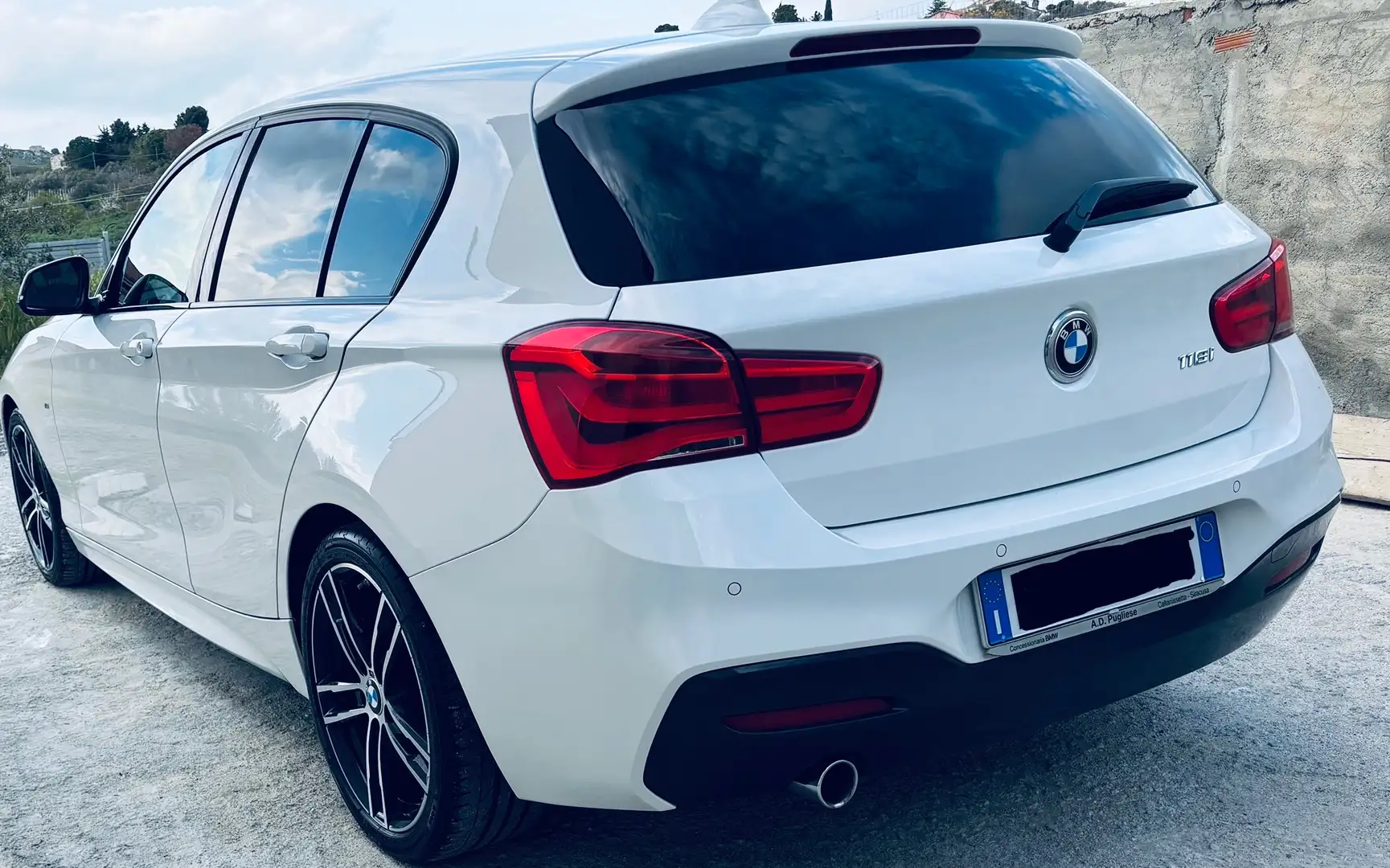BMW 118 Msport Bianco - 1
