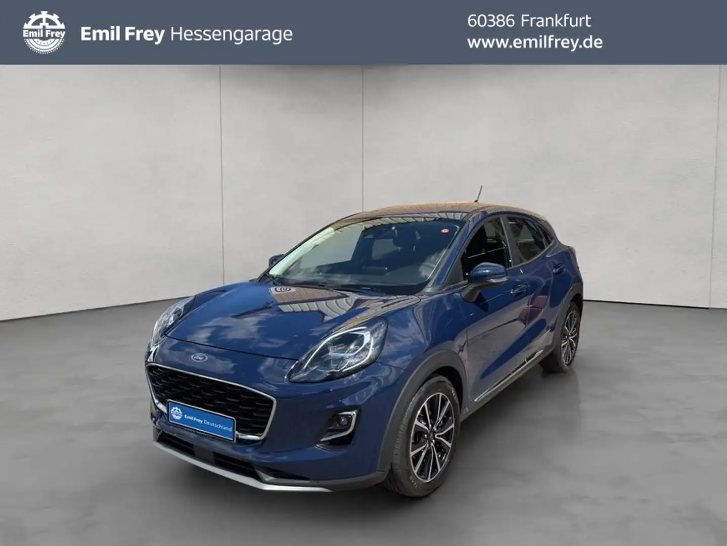 Ford Puma 1.0 EcoBoost Hybrid TITANIUM Bleu - 1