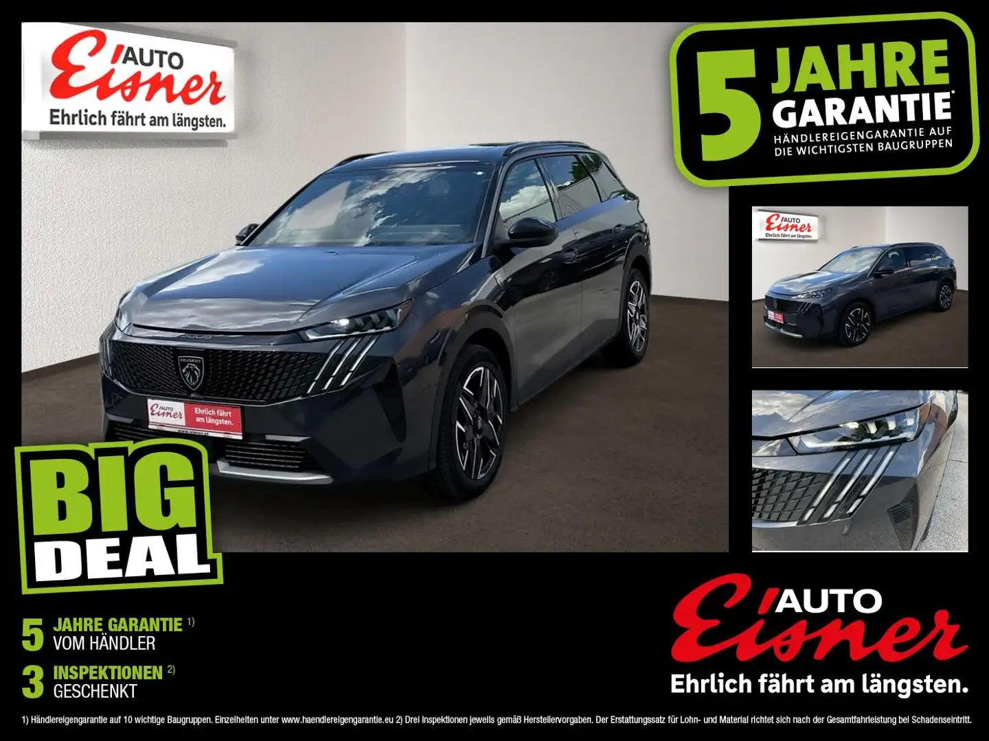 Peugeot 5008 1.2 145 GT ACC AUT Fernlichtass. Kam. LED Grau - 1