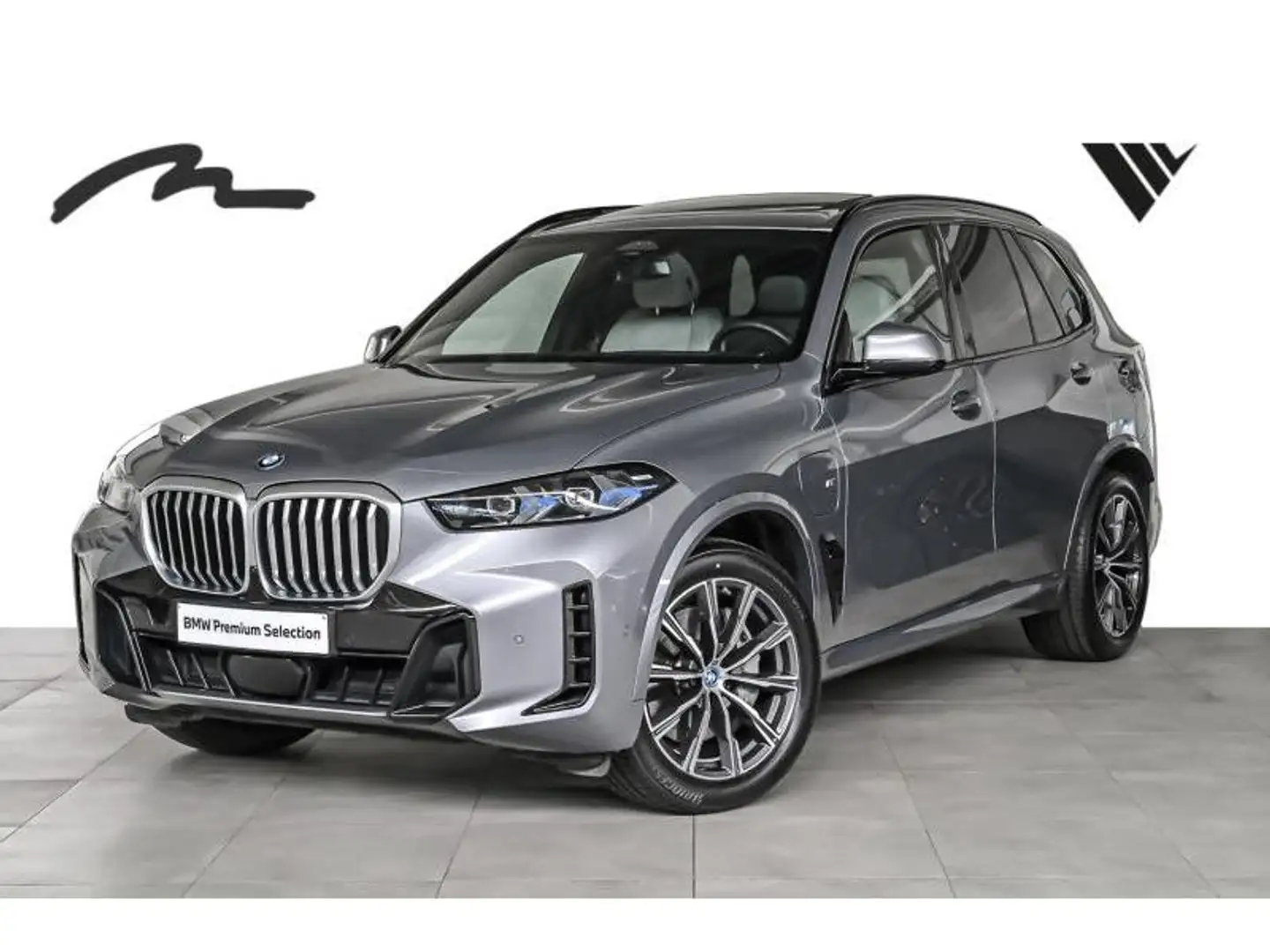 BMW X5 xDrive 50e - 2ans/jaar garantie NEW PRICE € 1289 Grijs - 1