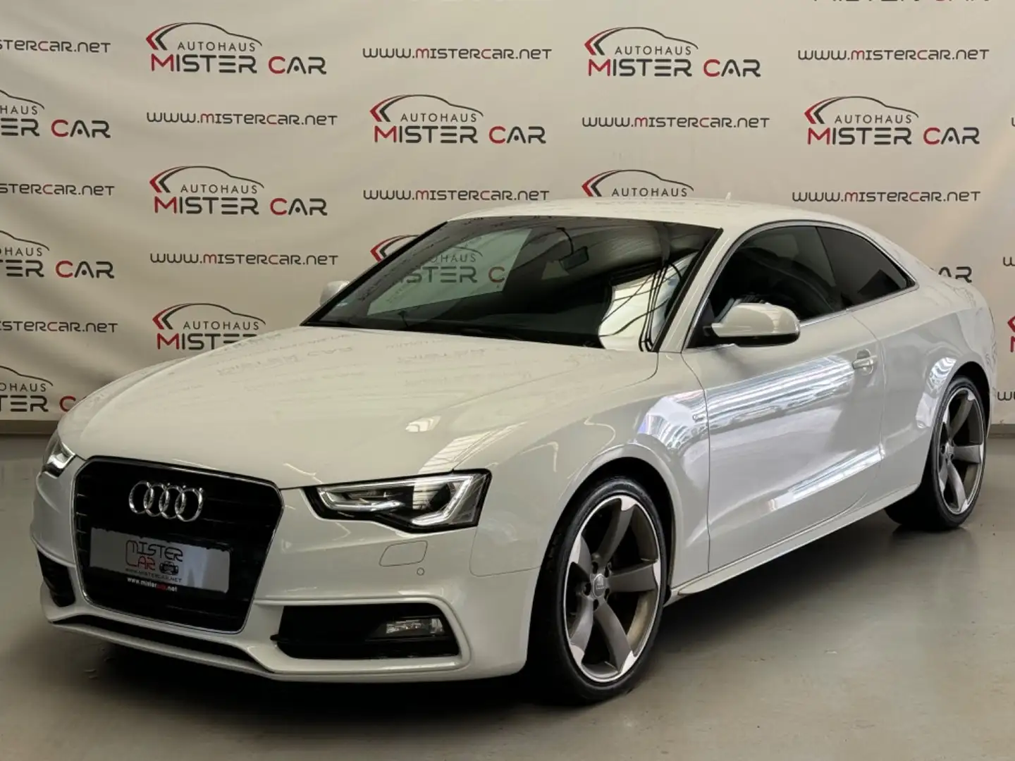 Audi A5 Coupe 3.0TDI S LINE NAVI+/XENON/KEY/19 ROTOR Blanc - 1
