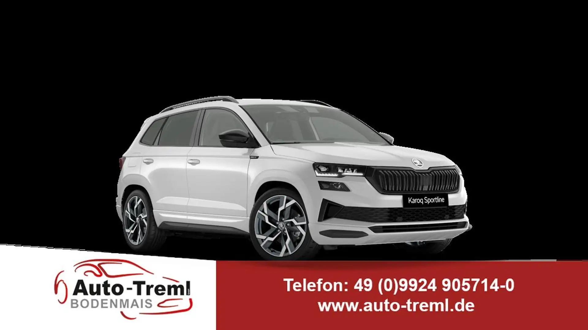 Skoda Karoq Sportline 2.0 TSI DSG 190 PS 4x4 5JG AHK Navi P... Blanc - 1