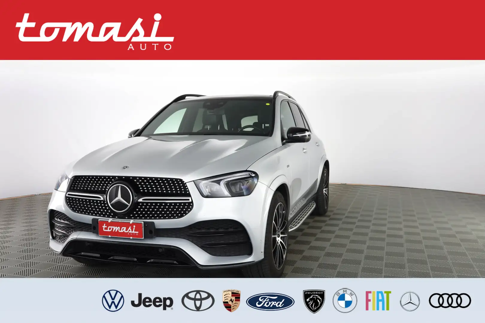 Mercedes-Benz GLE 350 de 4Matic EQ-Power Premium Plus TETTO PANORAMICO A Argento - 1