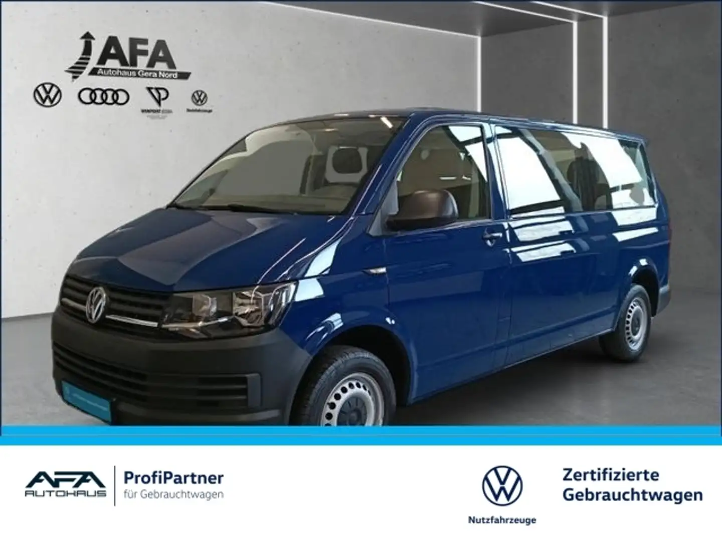 Volkswagen T6 Transporter Kombi 2,0 TDI lang Klima*PDC*GRA Blau - 1