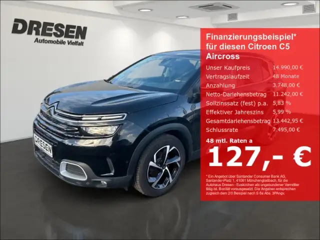 Citroen C5 Aircross 1.2 PureTech 130 Feel LED, KAMERA, PDC