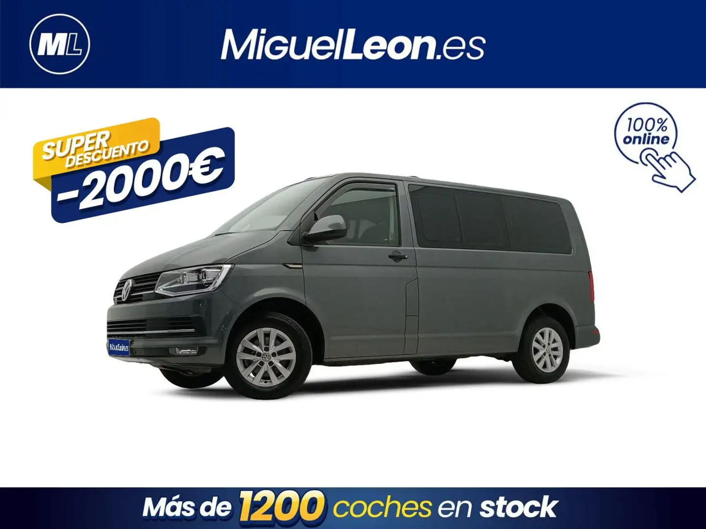 Volkswagen Multivan 2.0 TDI 84 kW (114CV) 6 vel. L1H1 Gris - 1