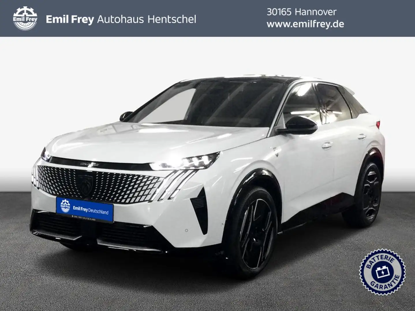 Peugeot 3008 Elektro 210 GT Blanc - 1