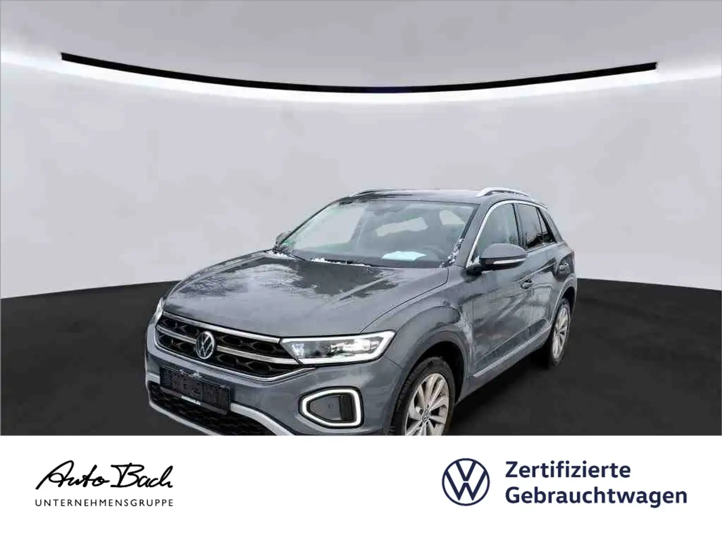 Volkswagen T-Roc Style 2.0TDI DSG Navi LED ACC CarPlay EPH Grau - 1