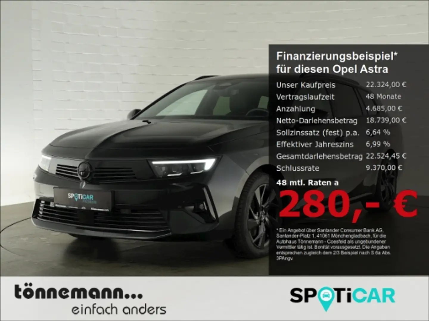 Opel Astra L ST GS+AHK+LED+NAVI+360 GRAD KAMERA+SITZ-/LENKRAD Negro - 1