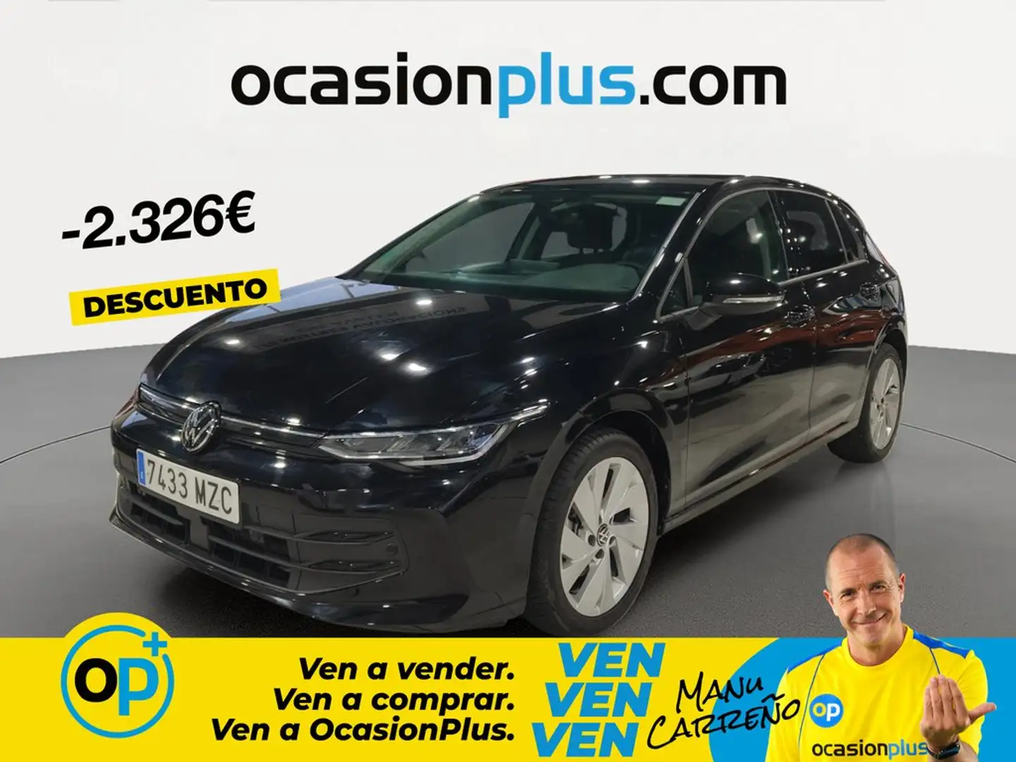 Volkswagen Golf 2.0TDI Más 85kW Negro - 1