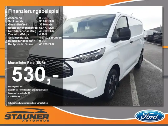 Ford Transit Custom Trend 320L1 Elektro 0% FIN