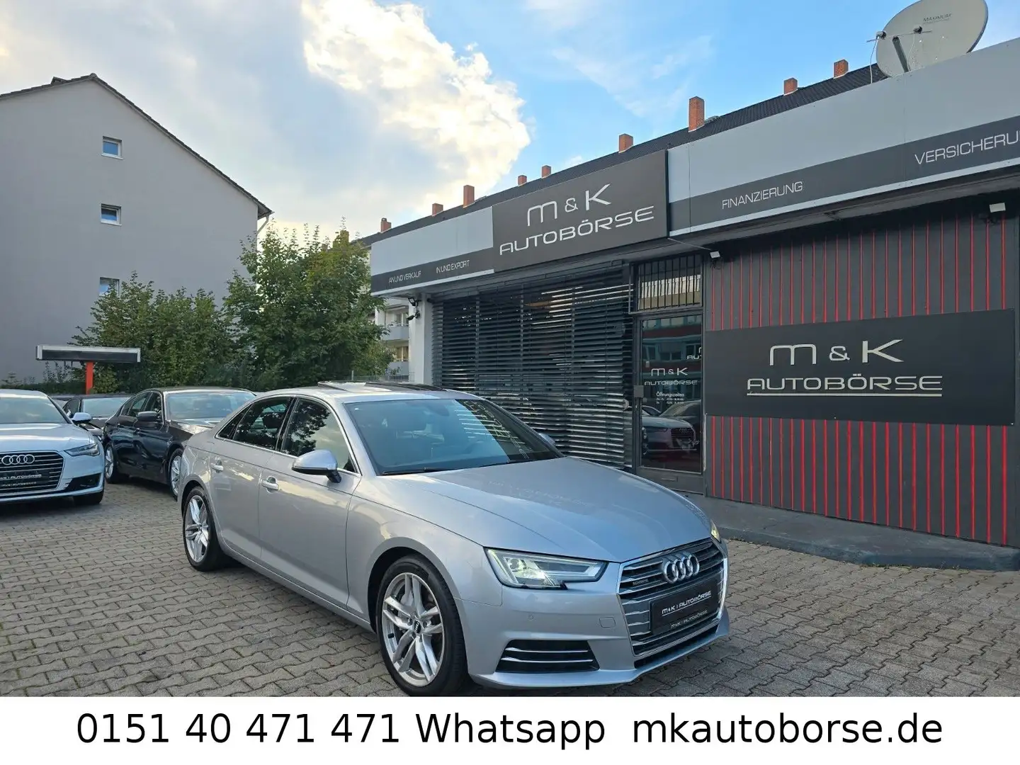 Audi A4 Lim.3.0  quattro Sport Argent - 1