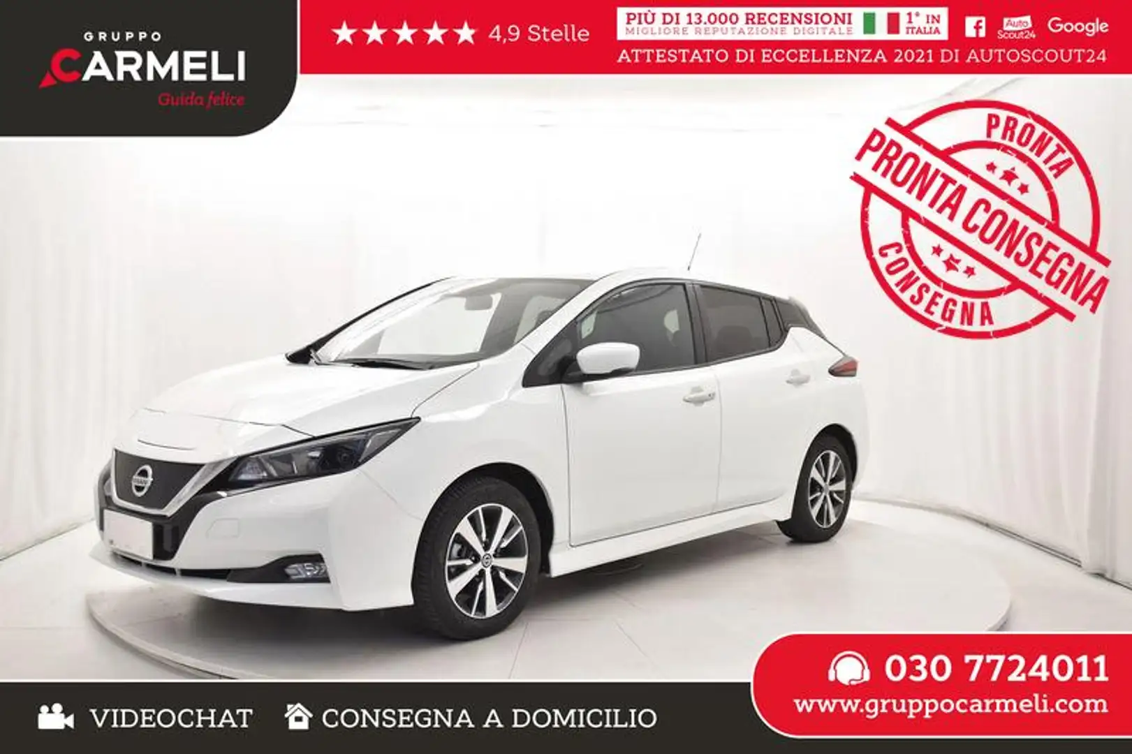 Nissan Leaf Business 40kWh 150cv my19 Wit - 1