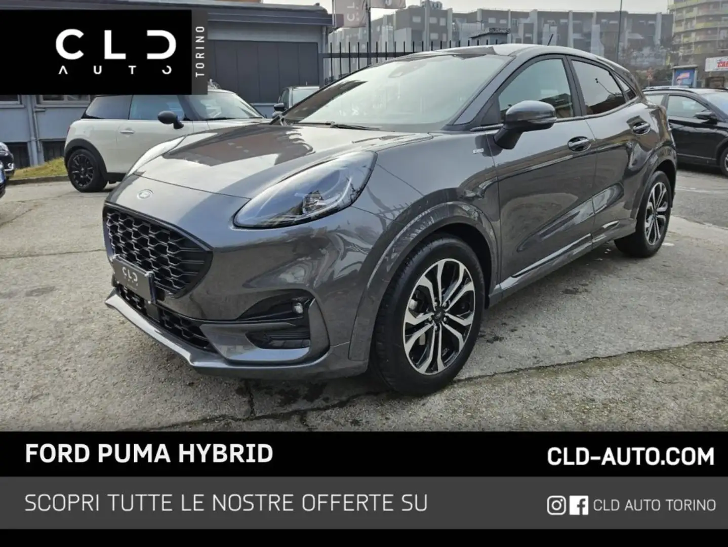 Ford Puma 1.0 EcoBoost Hybrid 125 CV S&S ST-Line Grigio - 1