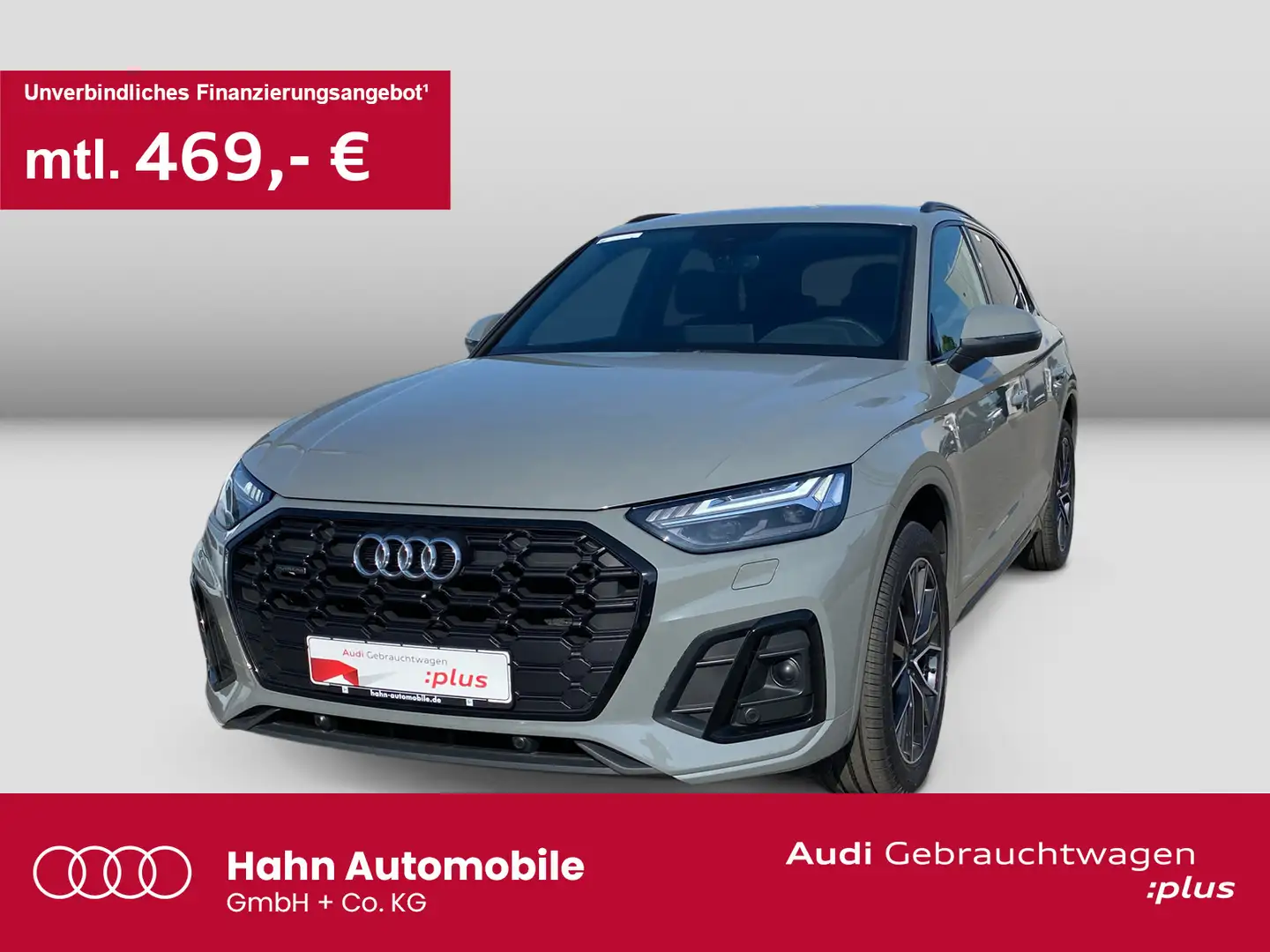Audi Q5 40TDI quattro S tronic S line CAM Matrix AHK Gris - 1
