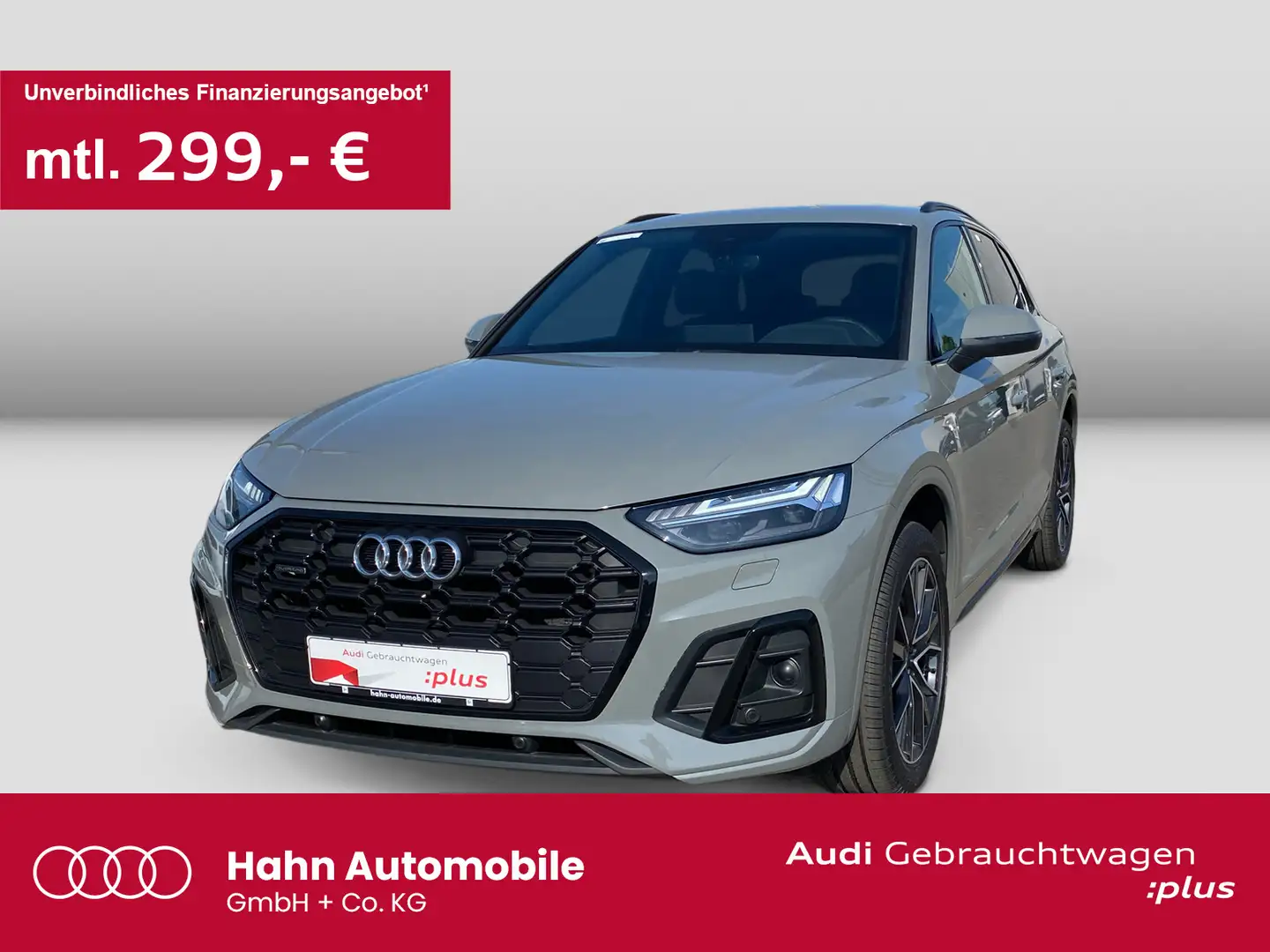 Audi Q5 40TDI quattro S tronic S line CAM Matrix AHK Grijs - 1