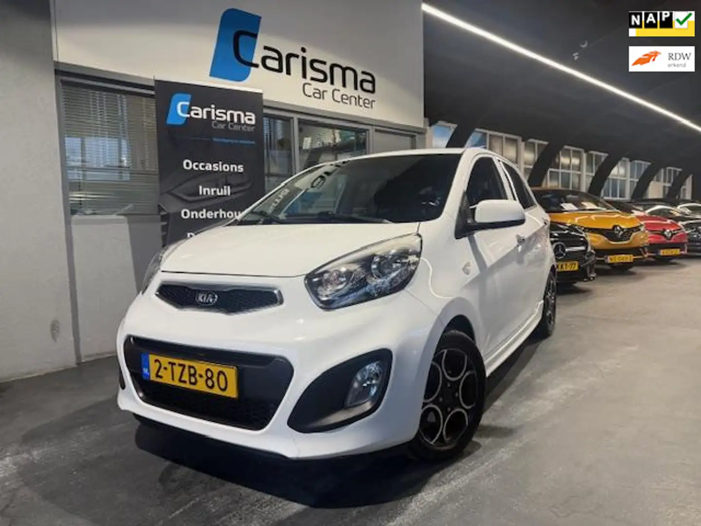 Kia Picanto 1.2 CVVT World Cup Ed. Airco|LM-Velgen|NW APK Wit - 1