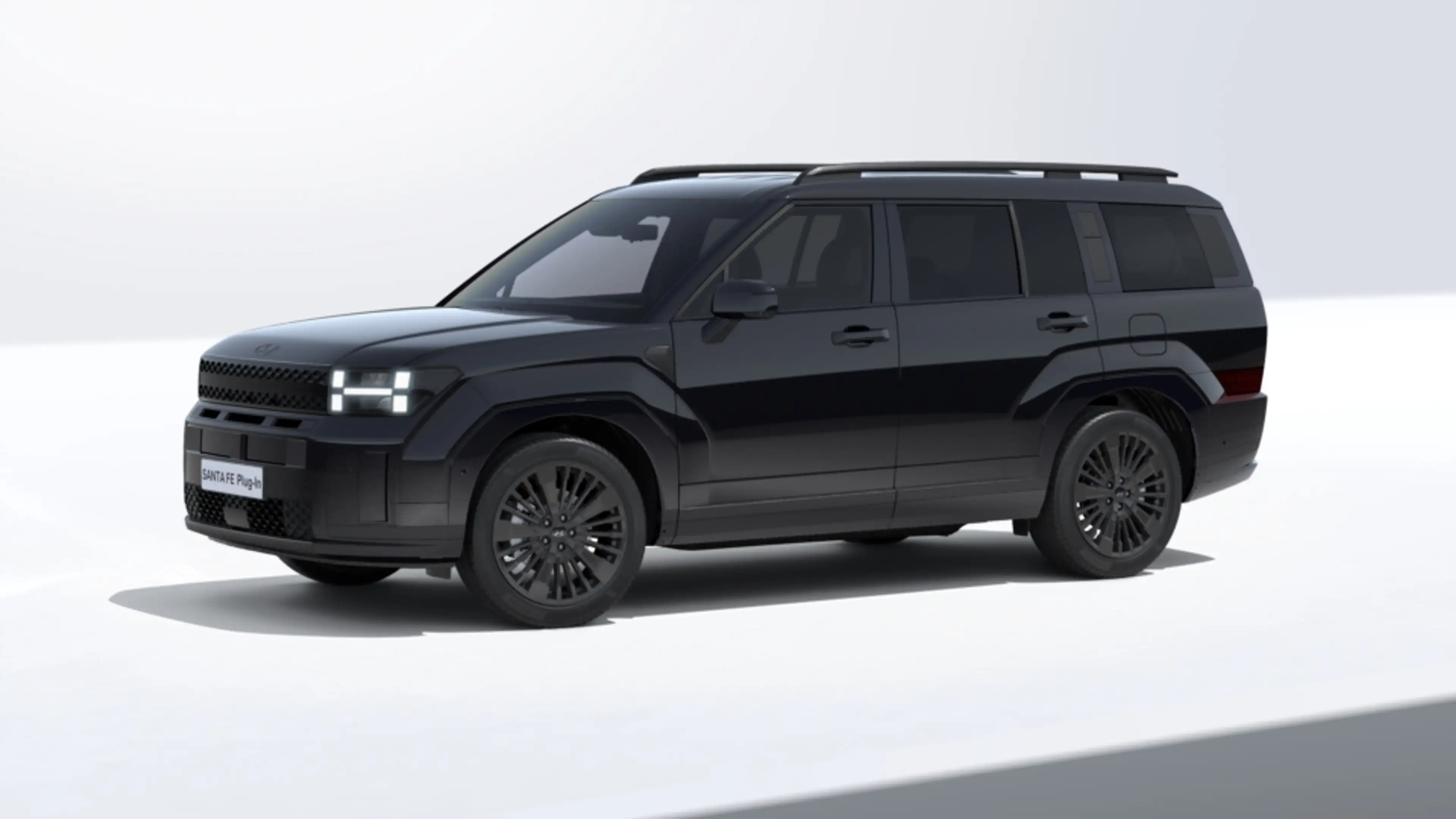 Hyundai SANTA FE 1.6 T-GDI PHEV Black Line - PHEV (Abyss Black Pear — photo 4