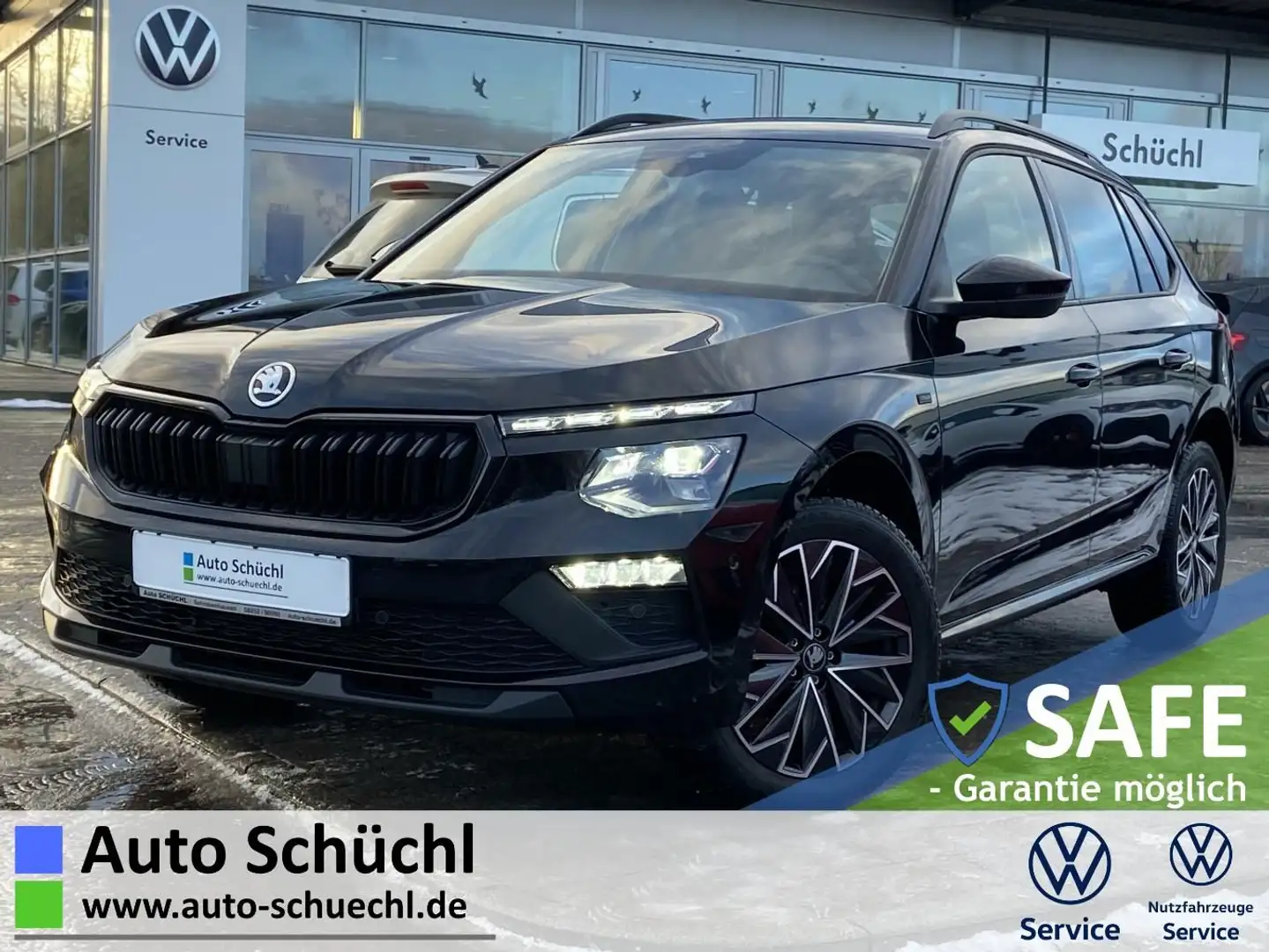 Skoda Kamiq 1.0 TSI DSG Selection Tour AHK+LED+SMART-L Schwarz - 1