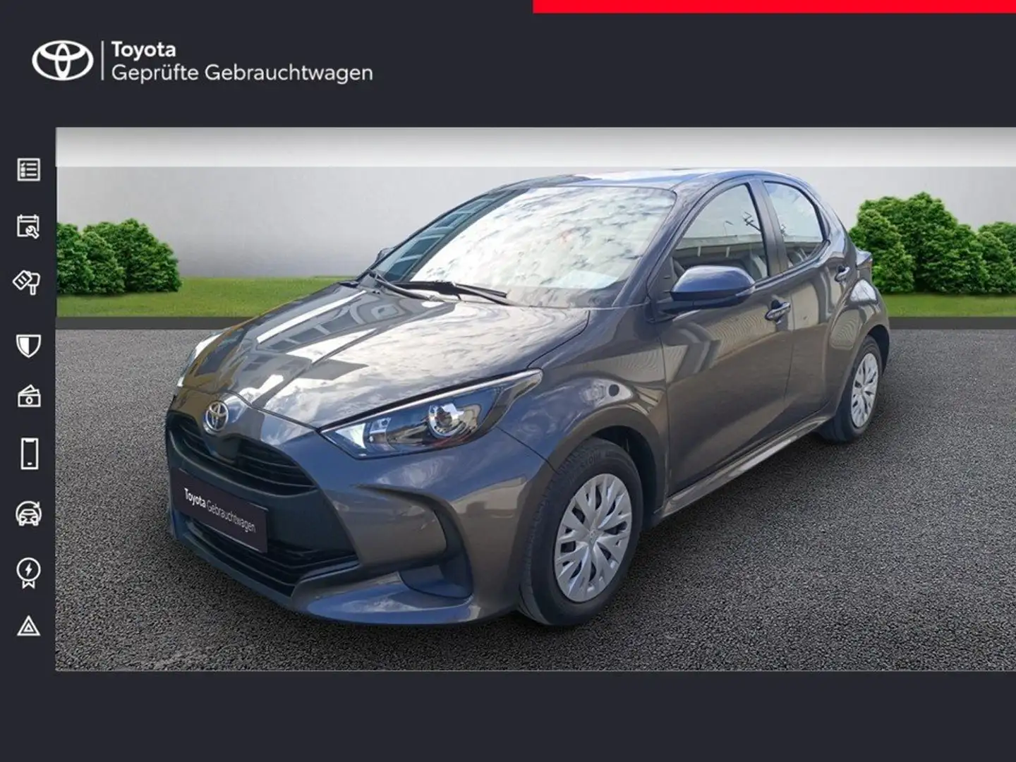 Toyota Yaris 1,0 5-Türer Comfort Scheckheft neues Modell Gris - 1