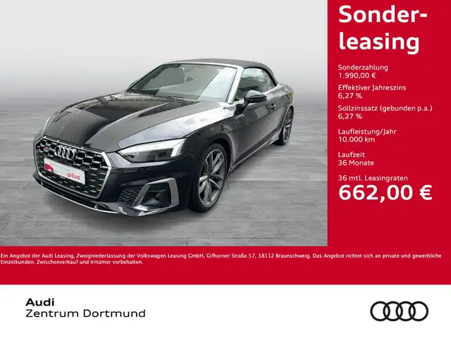 Audi S5 Cabriolet Qu. KAMERA ALU19 MATRIX CARPLAY