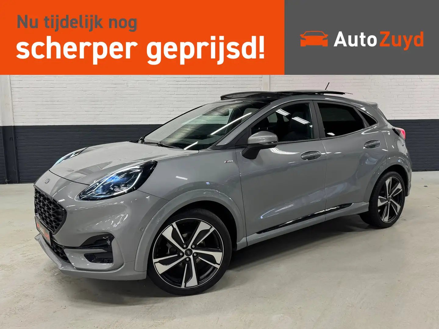 Ford Puma 1.0 EcoBoost Hybrid ST-Line 155pk / Pano / Carplay Grau - 1