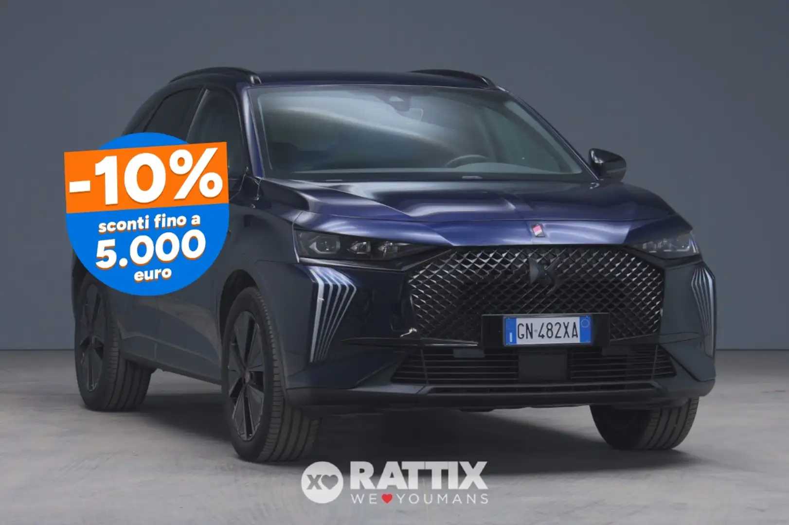 DS Automobiles DS 7 1.5 BlueHDI 130CV Performance Line+ Auto Gris - 1